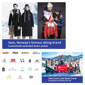 OEM/ODM Veste d'hiver en duvet de canard Combinaison de <span class=keywords><strong>ski</strong></span> Snow Wear Imperméable - Product Image 4