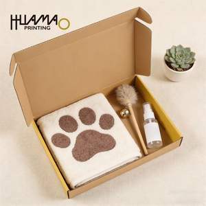 Boîte d'expédition en carton ondulé recyclable, format personnalisé Huamao, pour accessoires pour animaux de compagnie et emballage de cadres photo - Product Image 1