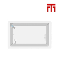 Étiquettes programmables NFC 213 NFC213 144 octets, 54x86 mm, 13,56 MHz ISO14443A, autocollantes, personnalisées