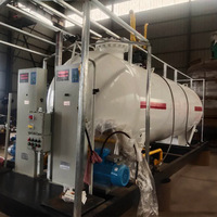 Estación de almacenamiento de productos químicos, equipo de 10/20/25 toneladas de gas GLP, recarga de deslizamiento, planta con juego completo val