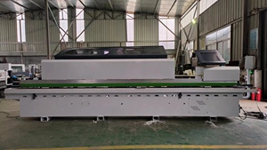 8 Functions Automatic Woodworking Banding with Pre Milling and <b>Corner</b> Rounding Bander <b>Trimming</b> Machine Gd-468j Banding - Product Image 5