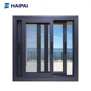 Cửa sổ trượt hợp kim nhôm chất lượng cao cách nhiệt tốt với cửa sổ mạnh mẽ với các nhà cung cấp hàng đầu