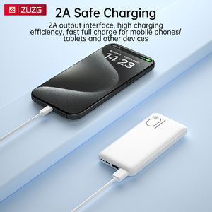 ZUZG Fabrik Großhandelspreis Tragbare Ultra-Dünne 10000mAh Powerbank 10W Perfektes Mobiles Ladegerät Powerbank 10000mAh - Product Image 2