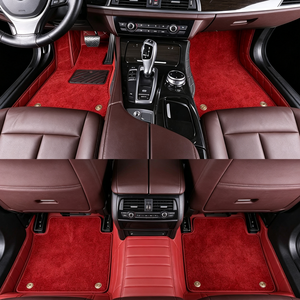Alfombrillas Universales para Auto, Dos Estilos Opcionales, con o sin Protección de Umbral, Juego de 5 Piezas - Product Image 2