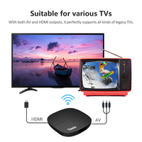 Android TV Box Tanix A3 Android 10.0 Allwinner H313 TV Box HD2.0 4K con WiFi 2.4G