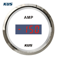 KUS SEA-V Seri 52mm ±50A/±80A/±150A Amperemeter Digital 12V/24V untuk Kapal Universal