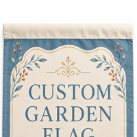 Drapeau de jardin personnalisé, drapeau décoratif extérieur pour la maison, la pelouse, le jardin, la décoration de fête