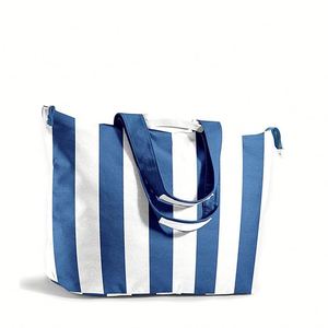 Bolsos de Mano de Lona Personalizados de Fábrica, Bolsos de Compras de Gran Capacidad para Mujer, Bolsos de Playa, Bolsos de Viaje Fáciles de Transportar, Duraderos - Product Image 3