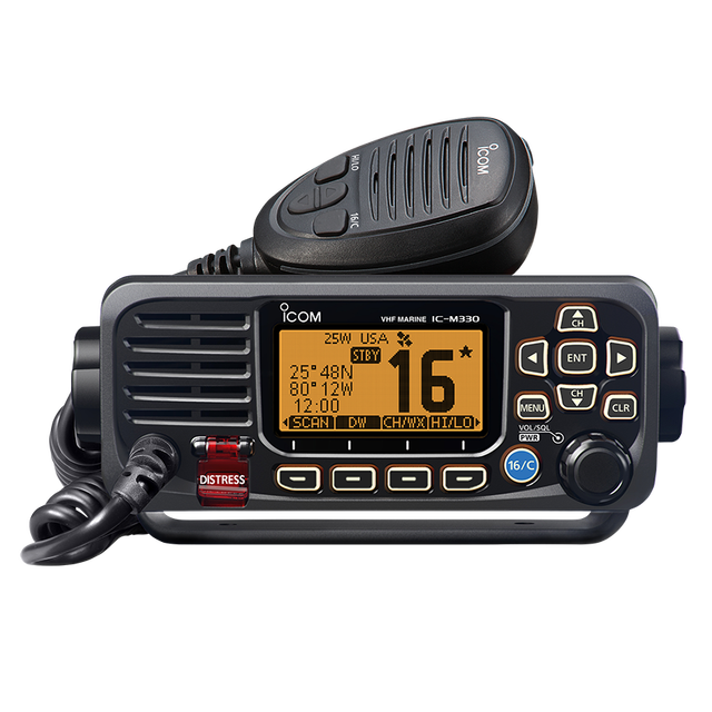 IC-M330 High-Performance Ultra-Compact Maritime VHF Marine Radio Slipway Waterproof Feature