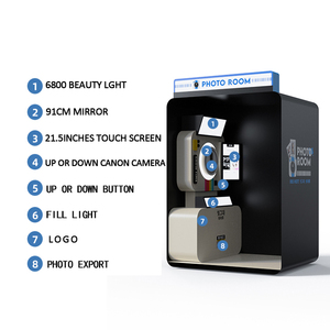 Nuevo Selfie Magic Mirror Instant Photo Booth Print Pictures Kiosk con impresora y cámara - Product Image 3
