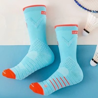 Chaussettes de course épaisses pour femmes pour le tennis, la randonnée et le cyclisme Chaussettes de compression pour femmes pour l'équitation Bas de sport respirant