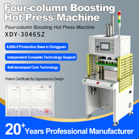 Machine de lamination à chaud pour coques de téléphone contrôlée par servomoteur XDY-3046SZ, 5000W, zone de soudage 400x700mm, équipement de production en série