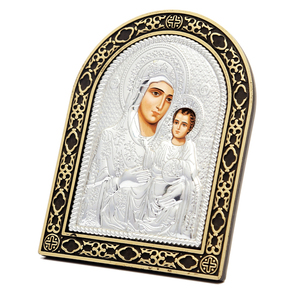 All'ingrosso elegante icona in legno decorazioni appese da parete arte ortodossa orientale per pasqua e natale artigianato in legno e segni da parete - Product Image 1