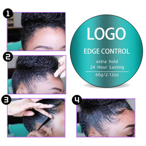 Bâton de cire dissolvant de colle pour dentelle de marque privée, <span class=keywords><strong>mousse</strong></span> pour cheveux bouclés, spray fondant, kit d'installation de perruque dentelle or noir avec sac de voyage - Product Image 4