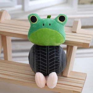 Jouets italiens Brainrot Tungsahur Requin Bâton en bois Poupée Pendentif Cross-Border AI Monster Peluche Jouet PP Coton Remplissage - Product Image 4