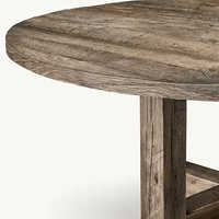 Table à manger en chêne rustique récupéré de style américain et français, meubles royaux de luxe, style farmhouse vieilli pour la maison et le restaurant