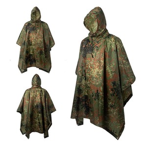 Vente flash - Imperméable camouflage - Poncho tactique - Vêtements de pluie pour adultes - Poncho de pluie pour hommes - Product Image 3