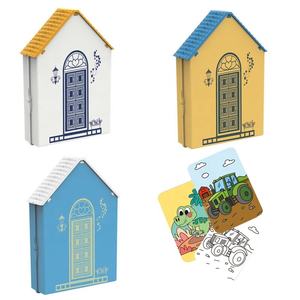 房屋造型画板创意儿童卡通绘画涂鸦白板益智玩具批发 - Product Image 3