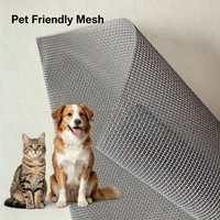 Moustiquaire en polyester écologique, résistante aux griffures des animaux, maille de sécurité robuste anti-chats pour terrasse