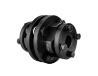 COUP-LINK Accouplement monodisque en acier à verrouillage sans jeu 500 Nm 4500 tr/min, coupleur d'arbre flexible sans clé pour servomoteur CNC