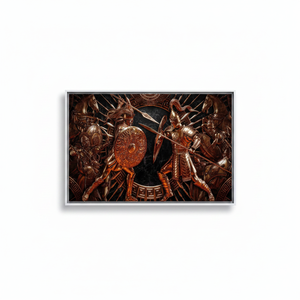 Elegant <b>Printed</b> <b>Canvas</b> Art: Modern <b>Abstract</b> Home Decor,WHITE FRAMED <b>CANVAS</b> - Product Image 2