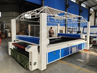 Faux cuir tissu alimentation automatique Ccd Co2 découpe Laser gravure Machine LM-1625