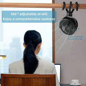 F1022 cochecito de bebé pulpo ventilador 1200mAh, cubierta de ventilador desmontable y fácil de limpiar, rango de tres velocidades, se puede utilizar como soporte - Product Image 4