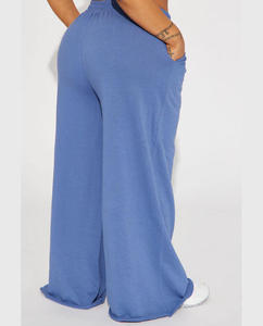 <span class=keywords><strong>Pantaloni</strong></span> larghi donna <span class=keywords><strong>con</strong></span> LOGO personalizzato <span class=keywords><strong>pantaloni</strong></span> larghi <span class=keywords><strong>in</strong></span> <span class=keywords><strong>vita</strong></span> elasticizzati <span class=keywords><strong>pantaloni</strong></span> della tuta autunno inverno - Product Image 4