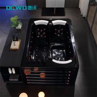 Jacuzzi Independiente de Alta Calidad para 2 Personas, 1.92m, con Cortina de Agua Ajustable y Calefacción a Temperatura Constante