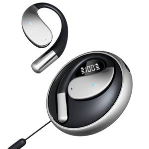 Auriculares Inalámbricos con Gancho para la Oreja, Pantalla Digital, Cancelación de Ruido ENC, BT 5.4, Resistentes al Agua IPX-5, Magnéticos, para Deportes - Product Image 1