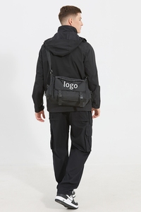 DICHOS Sac messager à épaule unique de grande capacité pour hommes Chaînes à bandoulière simples <span class=keywords><strong>Instagram</strong></span> Vêtements de travail japonais à la mode - Product Image 6