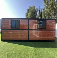 Maison préfabriquée modulaire pliable de 20 pieds ou 40 pieds, conteneur habitable pliable préfabriqué