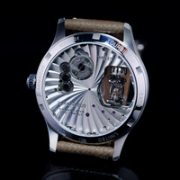 Nouvelle montre mécanique automatique à tourbillon vertical 39 mm en acier 316L avec saphir, jour/nuit, OEM, montre-bracelet pour homme MS10