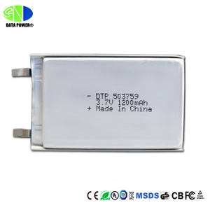 DTP Hohe qualität polymer li-ion batterie 503759 <span class=keywords><strong>3</strong></span>,7 v 1200 mah lipo batterie - Product Image 6