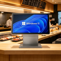 Système de point de vente tout-en-un DiligenCe DC-1508 15,6 pouces Full HD avec écran tactile capacitif pour restaurants Windows/Android/Linux 4 Go DDR3 16/32 Go