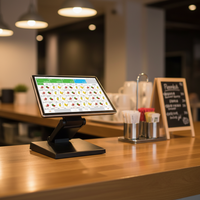 Terminal de point de vente tout-en-un, caisse enregistreuse, moniteur, système d'exploitation Windows/Android, garantie d'un an pour les supermarchés, les magasins de détail, efficace