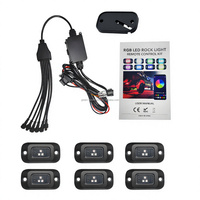 GNSOURCE Nouveau kit d'éclairage LED RGB pour le dessous de caisse 12V 54W avec télécommande pour véhicules - Voiture/Camion/Moto/Tout-terrain/SUV/UTV/ATV