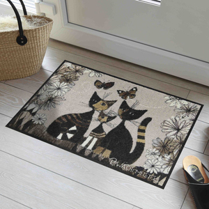 Custom <strong>Funny</strong> <strong>Doormat</strong> With Washable Rubber Backing Classic Style Home Floor Mat Nylon Inner Circle Runner Hallway Kitchen Rugs - Product Image 5