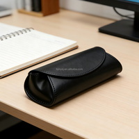 Étui à lunettes de protection élégant et durable en cuir PU léger