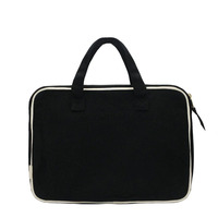 Maletín para Portátil Qetesh de 13 Pulgadas con Asa y Bolsillo para Cargador, Logotipo Personalizado, Estilo Ejecutivo, Multifuncional, Gran Capacidad