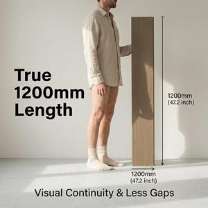 Suelo de Madera Maciza de Pometia de Gran Formato, 18 mm, 1200 mm de Longitud, Sistema de Bloqueo para Calefacción por Suelo Radiante, Uso en Cocina y Parques - Product Image 5