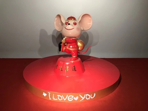Decoración Personalizada de Fábrica para Parques Temáticos, Estilo <span class=keywords><strong>Chinatown</strong></span>, Astronauta de Resina, Impermeable, Pintado a Mano, Animal Grande para Exteriores - Product Image 4