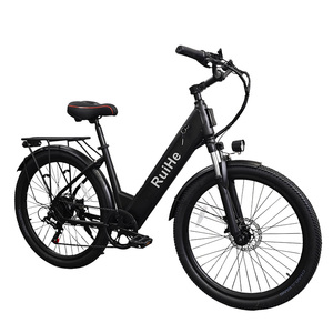 Ruihe Y3M Hot Electric Fat Tire Bike 26 pulgadas Bicicletas eléctricas Ebike Bicicletas 350W 36V Conmute Electric City Bike para mujeres - Product Image 3
