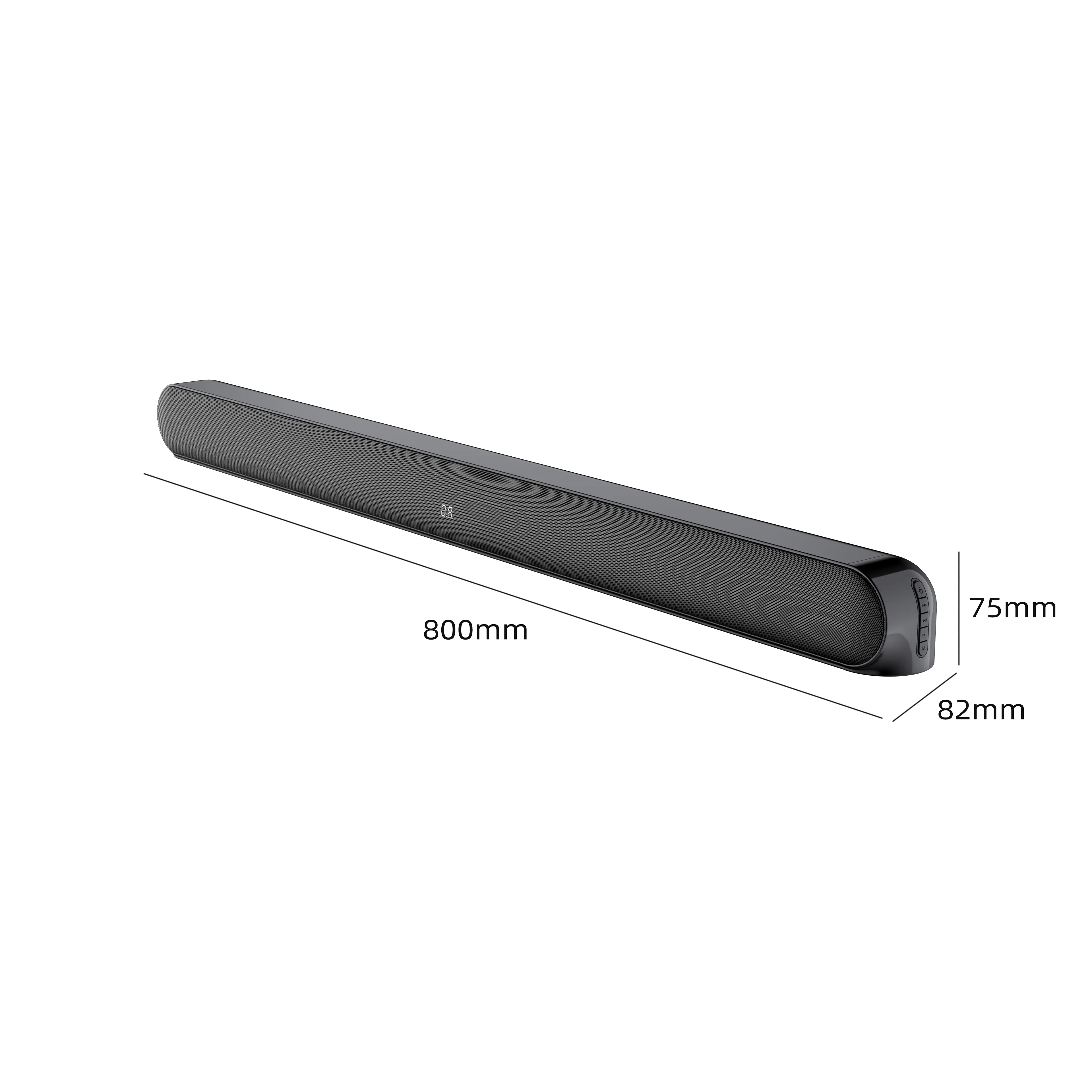 30w TV Sound bar Kabel gebundene und kabellose Home Surround Lautsprecher Sound bar für PC Theater Aux 3,5mm