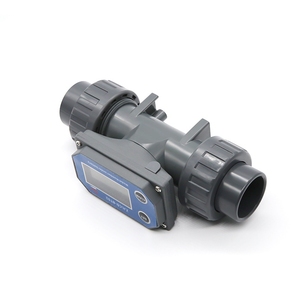 SEA BT01 Series DN65 LCD Medidor de flujo <span class=keywords><strong>digital</strong></span> con pantalla Totalizador Contador Medidor 80-1980 PVC 75mm Sensor de flujo de salida de pulso - Product Image 5