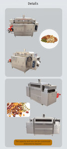 Tự động điện khí hạnh nhân hạt điều Hazelnut đậu phộng rang xay nhà sản xuất nhỏ continuiuous Nut rang Máy Giá thương mại - Product Image 5