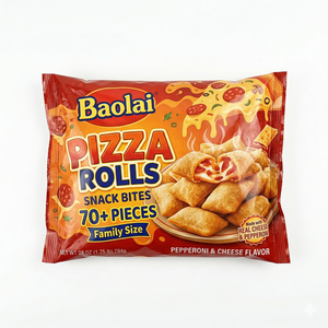 Bolsa de Plástico para Empacar Alimentos, Personalizada, de Grado Alimenticio, para Pizza Congelada, Pierogi, Ravioli y Dumplings - Product Image 3