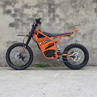 Motocyclettes électriques tout-terrain Midu MD-2X 72V 8000W Moteur à entraînement central Batterie au lithium 40Ah Freins à disque hydrauliques >80 km/h Noir
