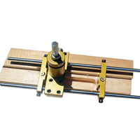 Facile à utiliser serrure mortaiseuse Slotter Jig clé trou perçage Guide système serrure trou ouvre Kit pour portes en bois