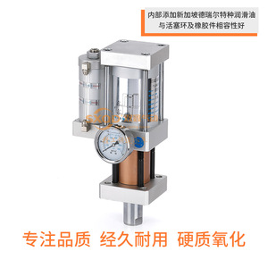 Cylindre pneumatique Shuangxin MPT6380 100 20 1T3T5T10T, type piston standard, pompe pneumatique en acier inoxydable - Product Image 2